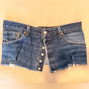 Levi's Denim Button-Up Bandeau